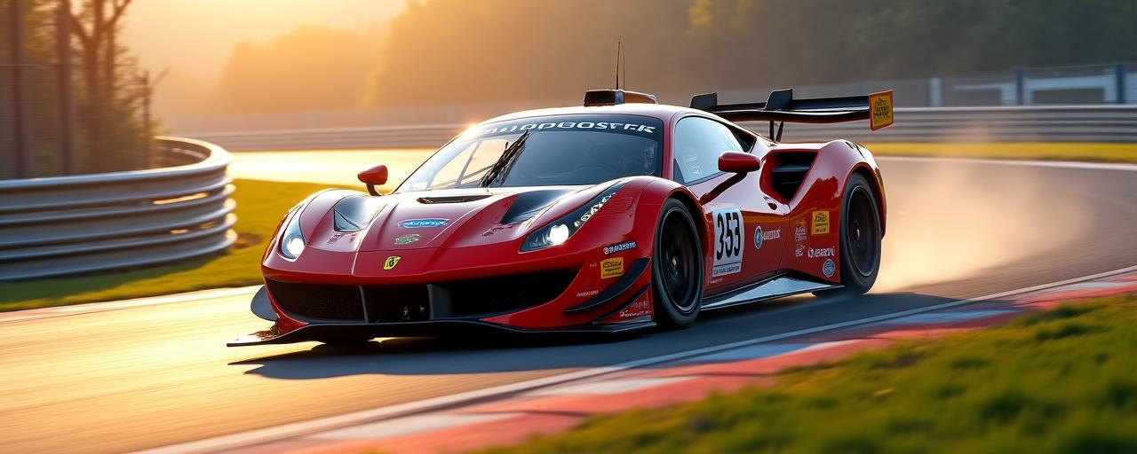 Auto da corsa in azione a Monza